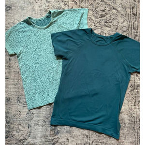2 Athleta girl seamless tees size small